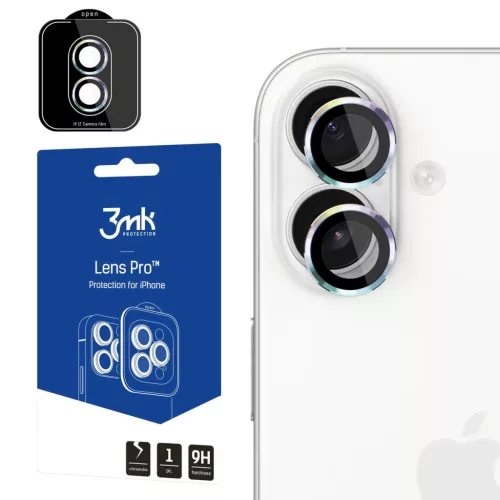 3mk Lens Protection Pro Camera Glass Apple iPhone 17 - kameravédő, színes