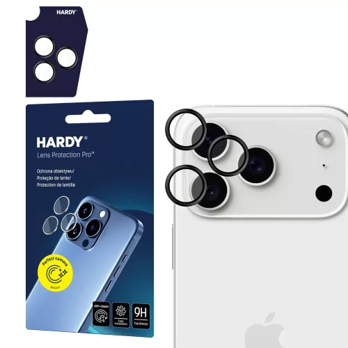 3mk HARDY Lens Protection Pro lens glass iPhone 17 Pro / 17 Pro Max - kameravédő, fekete