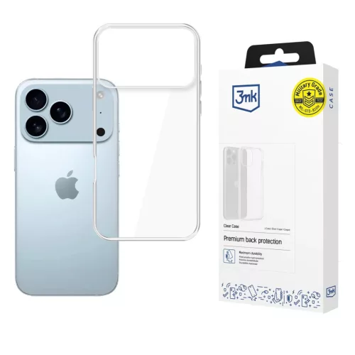3MK case Clear Case Apple iPhone 17 Pro tok, átlátszó