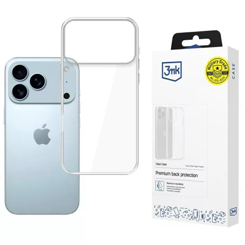 3MK case Clear Case Apple iPhone 17 Pro Max tok, átlátszó