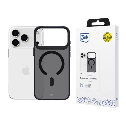 3mk Smoke MagCase iPhone 17 Pro Max tok, fekete