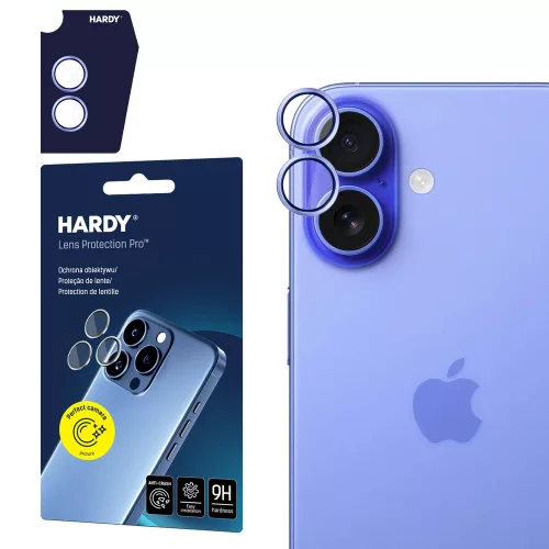 3mk HARDY Lens Protection Pro lens glass iPhone 17 kameravédő, kék