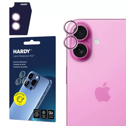 3mk HARDY Lens Protection Pro lens glass iPhone 17 kameravédő, lila