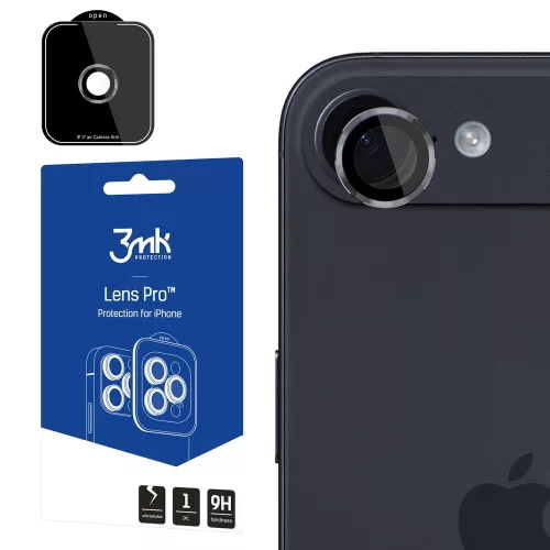 3mk Lens Protection Pro Tempered Glass iPhone 17 Air kameravédő, szürke