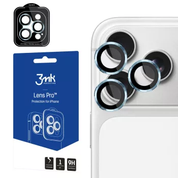   3mk Lens Protection Pro Tempered Glass iPhone 17 Pro / 17 Pro Max kameravédő, kék