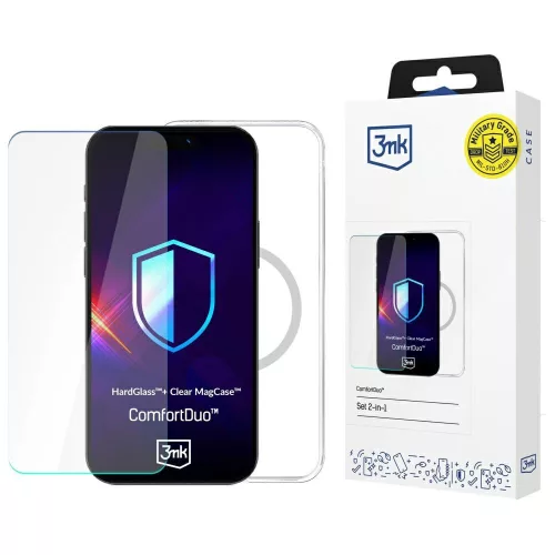3MK ComfortDuo Clear MagCase Apple iPhone 17 Pro Max tok, átlátszó