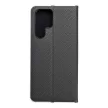 LUNA Book Carbon oldalra nyíló tok SAMSUNG S22 Ultra, fekete modellhez