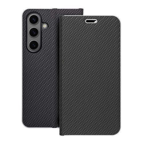 LUNA Book Carbon Samsung Galaxy S24 tok, fekete