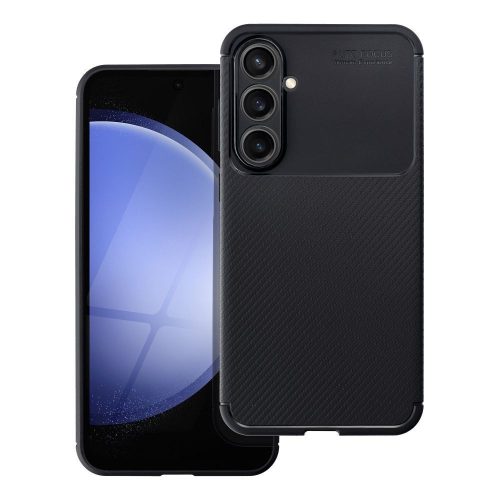 CARBON PREMIUM tok Samsung Galaxy S23 FE, fekete