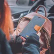 CANVAS oldalra nyíló tok Samsung Galaxy S23 FE, sötétkék