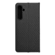 LUNA Book Carbon oldalra nyíló tok Samsung Galaxy S23 FE, fekete