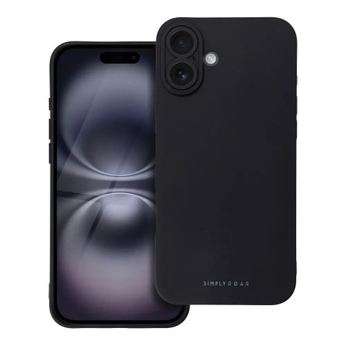 Roar Luna Case iPhone 16 Plus tok, fekete