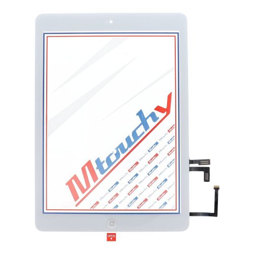 MUSTTBY Érintőképernyő + hátlapi matrica + Home iPAD Air1 (fehér)
