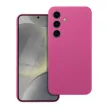 Case SILICONE 2mm Samsung Galaxy S24 FE tok, rózsaszín