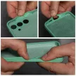 Case SILICONE 2mm Samsung Galaxy S24 FE tok, mentazöld