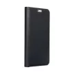 LUNA Book tok, arany Samsung Galaxy S24 FE tok, fekete