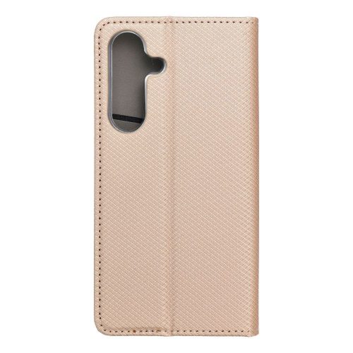 SMART CASE Book Samsung Galaxy S25 tok, arany