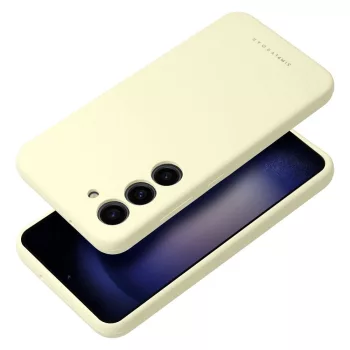 ROAR case CLOUD SKIN Samsung Galaxy S24 FE tok, sárga