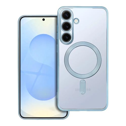 ELECTRO MAG COVER case compatible with MagSafe Samsung Galaxy S25 Plus tok, kék