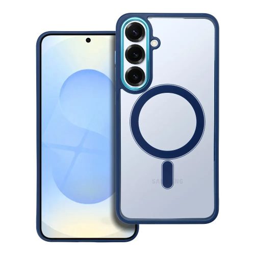 COLOR EDGE MAG COVER case compatible with MagSafe Samsung Galaxy S25 PLUS tok, sötétkék