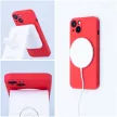 SILICONE MAG COVER case compatible with MagSafe Samsung Galaxy S25 Plus tok, piros