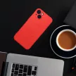 SILICONE MAG COVER case compatible with MagSafe Samsung Galaxy S25 Plus tok, piros