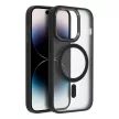 MATTE MAG COVER case compatible with MagSafe Samsung Galaxy S25 PLUS tok, fekete