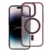 MATTE MAG COVER case compatible with MagSafe Samsung Galaxy S25 PLUS tok, szilva piros