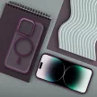 MATTE MAG COVER case compatible with MagSafe Samsung Galaxy S25 PLUS tok, szilva piros