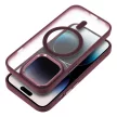 MATTE MAG COVER case compatible with MagSafe Samsung Galaxy S25 PLUS tok, szilva piros