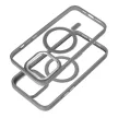 COLOR EDGE MAG COVER case compatible with MagSafe Samsung Galaxy S25 ULTRA titatnium tok, szürke