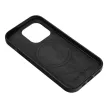 LEATHER MAG COVER case Samsung Galaxy S25 PLUS tok, fekete