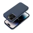 LEATHER MAG COVER case Samsung Galaxy S25 PLUS indigo tok, kék