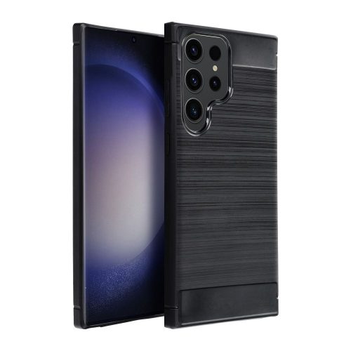 CARBON case Samsung Galaxy S25 tok, fekete