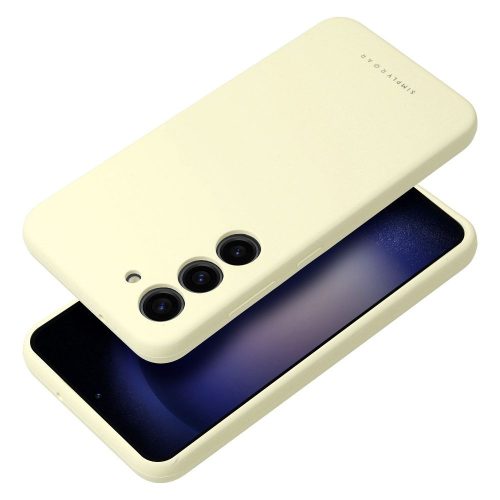 ROAR case CLOUD SKIN Samsung Galaxy S25 5G Light tok, sárga