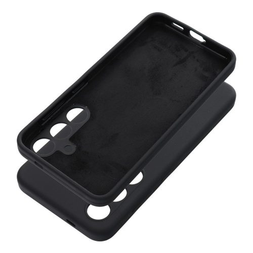 Case SILICONE 2mm SAMSUNG GALAXY S25 Plus tok, fekete
