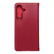 SMART PRO Book leather case Samsung Galaxy S25 tok, piros
