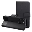 GOMMA Book Samsung Galaxy S25 tok, fekete