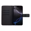GOMMA Book Samsung Galaxy S25 tok, fekete