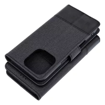 GOMMA Book Samsung Galaxy S25 Ultra tok, fekete