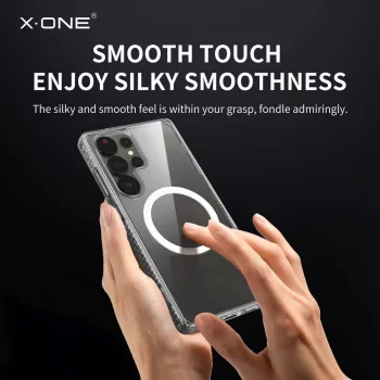   X-ONE Dropguard Magnetic Case Pro Samsung Galaxy S25 tok, átlátszó