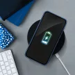 SILICONE case SAMSUNG A56 5G tok, kék