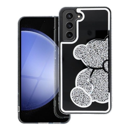 TEDDY BEAR Case SAMSUNG GALAXY A26 5G tok, ezüst