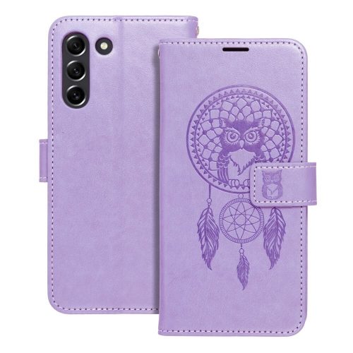 MEZZO Book case SAMSUNG A56 5G mandala tok, lila