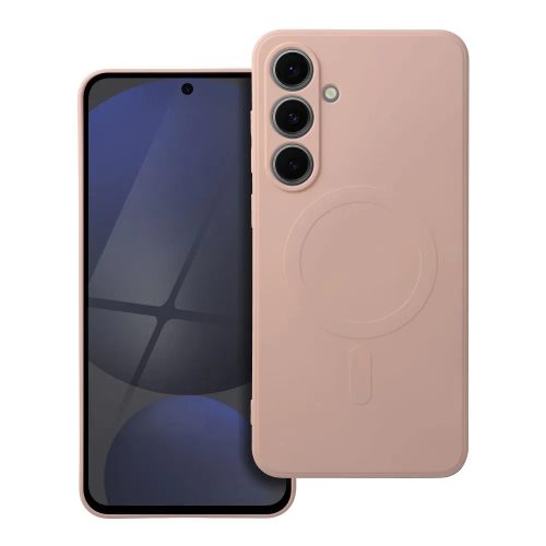 SILICONE MAG COVER case MagSafe SAMSUNG GALAXY A56 tok, rózsaszín