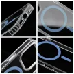Drop Glue Colorful Ring Mag Cover compatible with MagSafe Samsung Galaxy S25 PLUS tok, kék