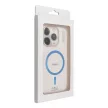 Drop Glue Colorful Ring Mag Cover compatible with MagSafe Samsung Galaxy S25 PLUS tok, kék