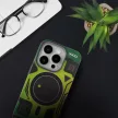 FORCELL F-PROTECT Levels with Dual Layer 4D technology, Miliatry Drop-Test compatible with MagSafe Samsung Galaxy S25 PLUS tok, cyber tok, zöld