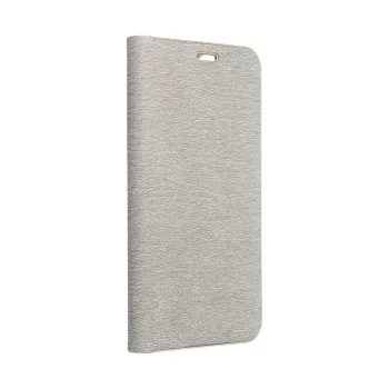   LUNA Book tok, arany for XIAOMI Redmi NOTE 14 PRO 5G / Redmi NOTE 14 PRO PLUS 5G tok, ezüst