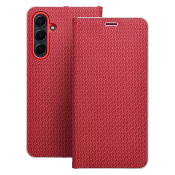   LUNA Book Carbon for XIAOMI Redmi NOTE 14 PRO 5G / Redmi NOTE 14 PRO PLUS 5G red